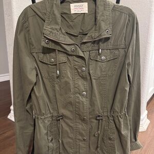 Women’s green Utility Jacket, large